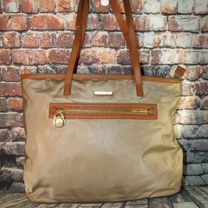 Michael Kors Kempton Tan Nylon Tote
